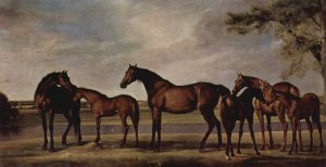 Mares and Foals Disturbed by an Approaching Storm, 1764-66