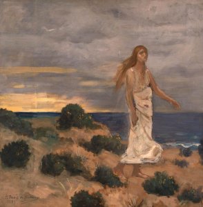 Woman by the Sea, 1887