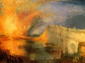 The Burning of the Houses of Parliament (1) 1834