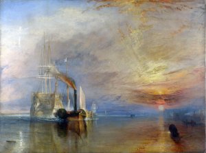 The 'Fighting Temeraire' tugged to her Last Berth to be broken up 1838-39